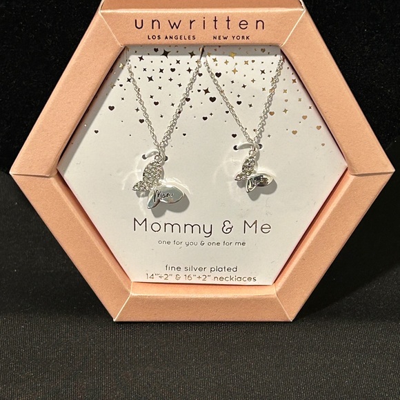 Unwritten Jewelry - Unwritten mommy & me fine silver plated necklaces $50